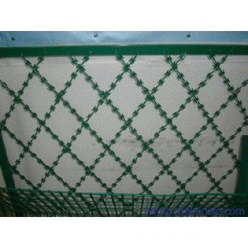 Razor Barbed Mesh (revêtement en PVC)